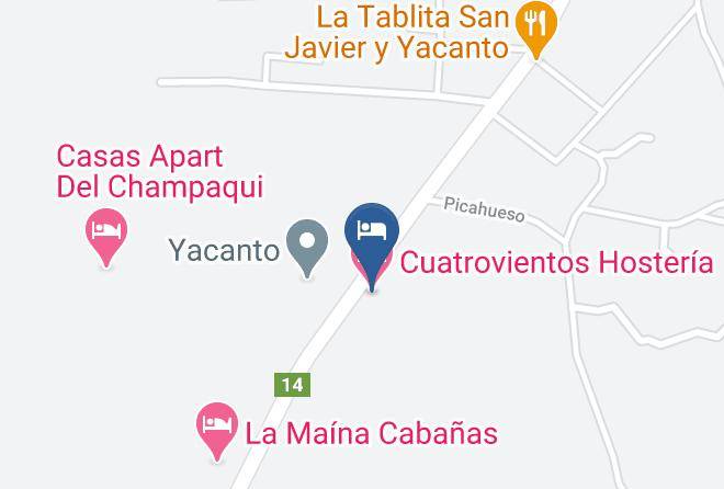 San Javier Department - Cuatrovientos Hosteria Maps