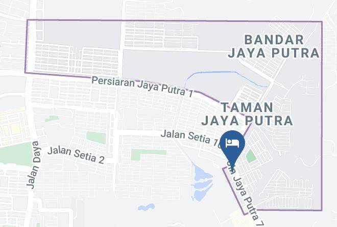 Johor Bahru - Cube 8 Uha Shortstay Maps