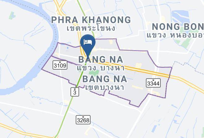 Bang Na District - Cubic Bangna Hotel Maps
