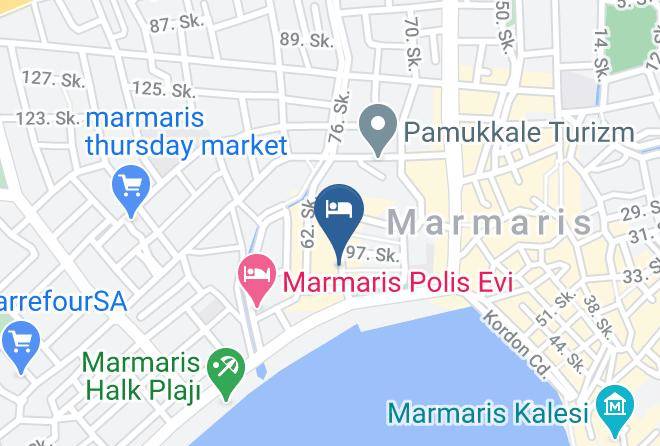 Marmaris - Cubuk Hotel Maps