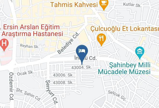 Sahinbey - Cubuk Otel Maps