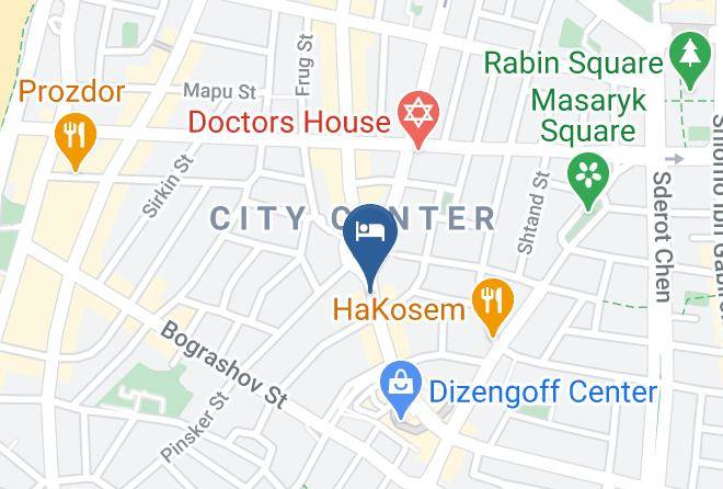 Tel Aviv Yafo - Cucu Hotel Maps