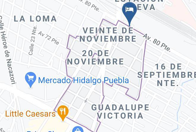 Puebla Estacion Nueva - Cuemon Sa De Cv Maps