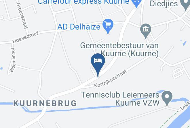 West Flanders - Cuerne B&b Maps