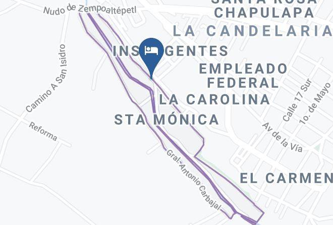 Atlixco - Cuexcomate Spa Maps