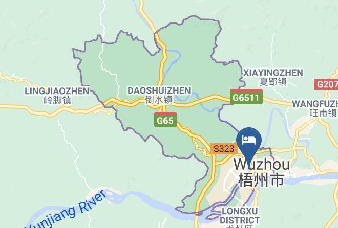 Wuzhou - Cuiyuan Hotel Maps