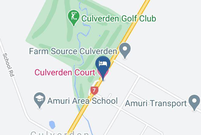 Hurunui - Culverden Court Motel Maps