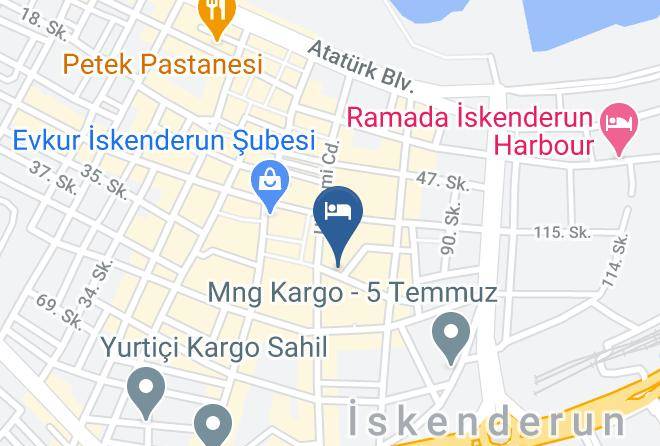 Iskenderun - Cumali Hotel Maps