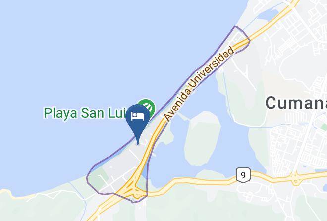 Sucre - Hotel Venetur Cumana Maps