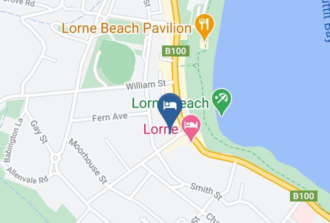 Cumberland Lorne Resort Map