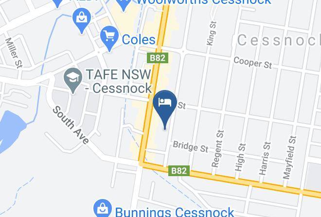 Cessnock - Cumberland Motor Inn Maps