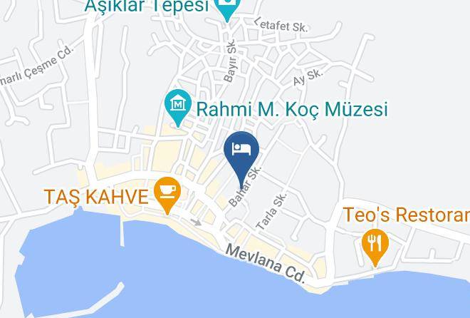 Ayvalik - Cunda Ayla Hotel Maps