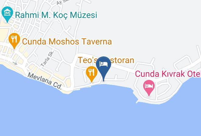 Cunda Otel Map