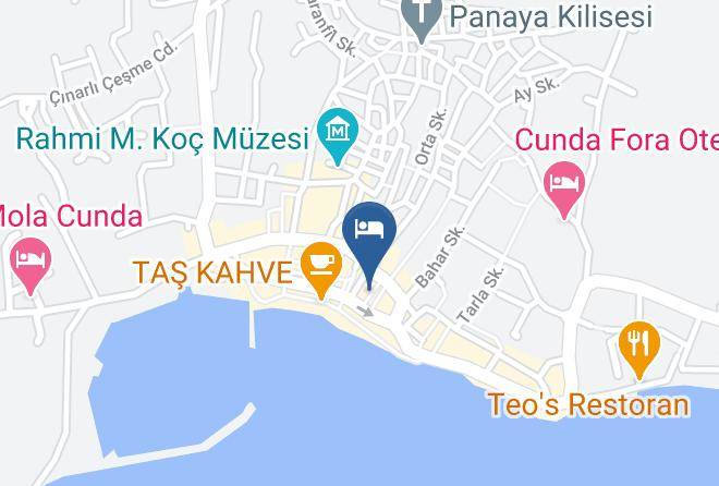Ayvalik - Doruk Cafe Hotel Maps