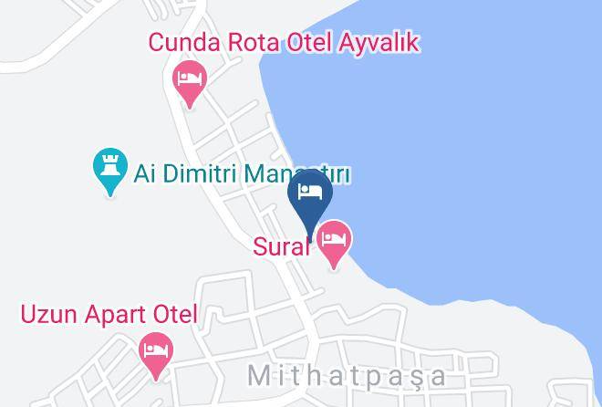 Ayvalik - Cunda Kispet Hotel Maps
