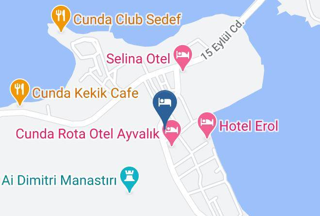 Ayvalik - Cunda Pusula Otel Maps