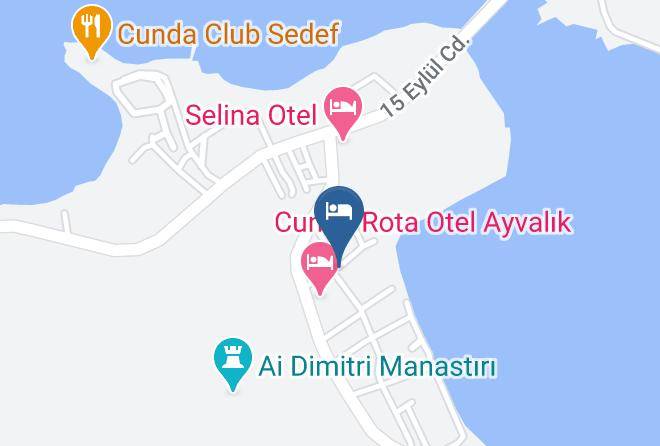 Ayvalik - Cunda Rota Garden Otel Maps