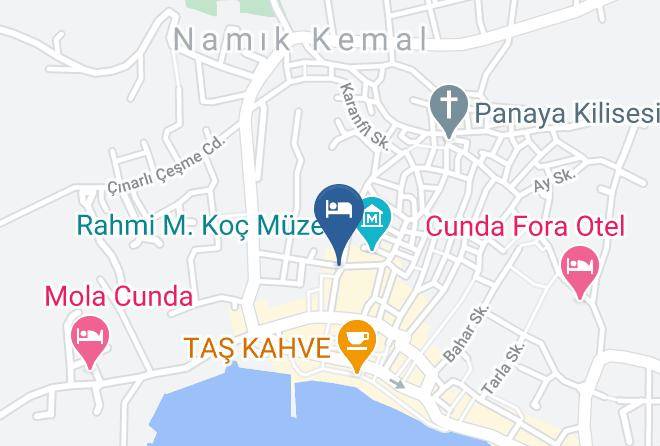 Ayvalik - Cundada Otel Maps