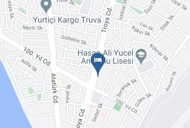 Canakkale Barbaros - Cura Hotel Maps