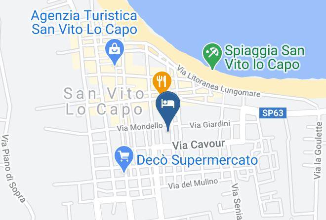 Trapani - Curina Bed And Breakfast Maps