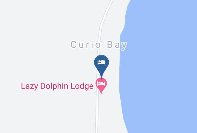 Curio Bay Accommodation Kaart - Southland - Curio Bay