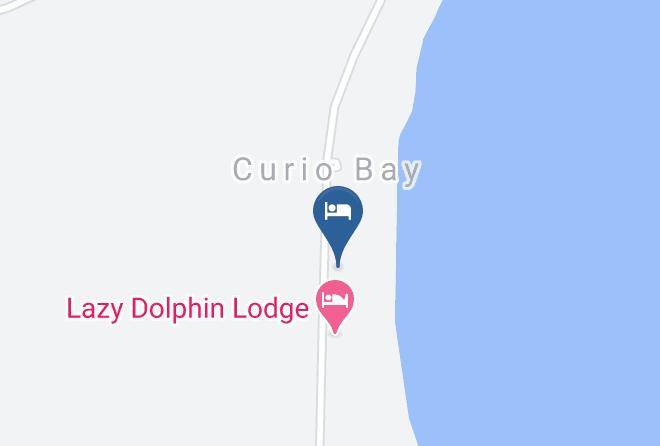 Curio Bay Salthouse Motel And Apartment Map - Southland - Curio Bay