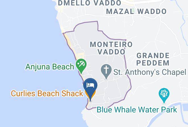 Bardez - Curlies Beach Shack Maps