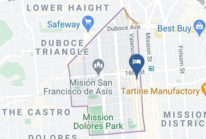 San Francisco - Curtis Hotel Maps