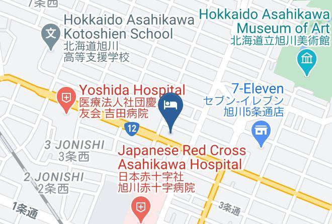 Asahikawa City - Custom Plaza Maps
