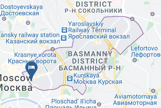 Moscow - Custos Hotel Lubyansky Maps