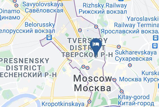 Moscow - Custos Hotel Petrovsky Maps