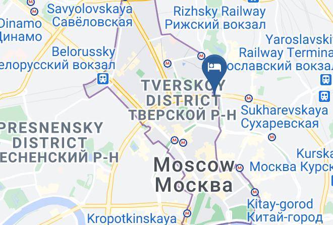 Moscow - Custos Hotel Tsvetnoy Boulevard Maps