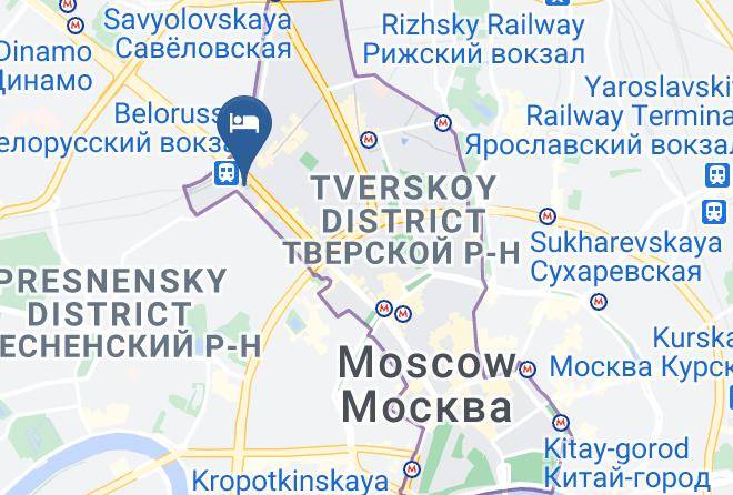 Moscow - Custos Hotel Tverskaya Maps