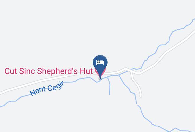 Powys - Cut Sinc Shepherd's Hut Maps