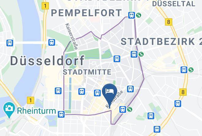 Dusseldorf - Cvjm Dusseldorf Hotel & Tagung Maps