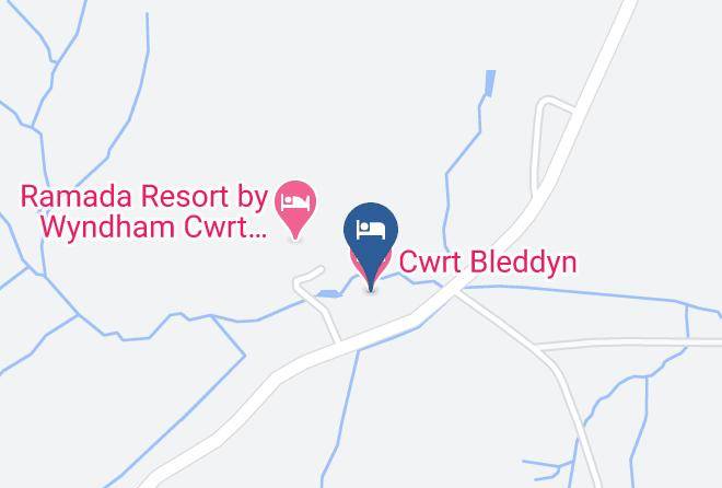 Monmouthshire - Cwrt Bleddyn Hotel Maps