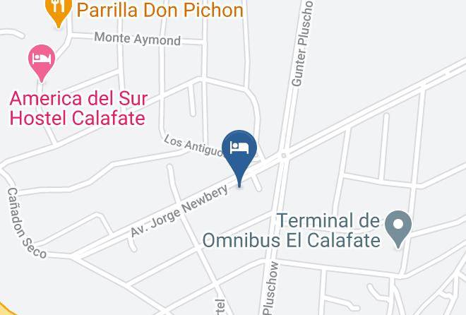 Lago Argentino - Cyan Calafate Hotel Maps