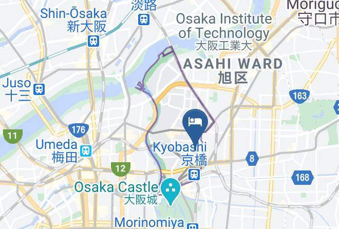 Osaka City Miyakojima Ward - Cyclestay Maps