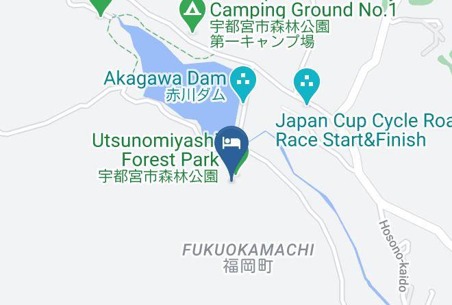 Utsunomiya City - Cycling Terminal Komori Kan Maps