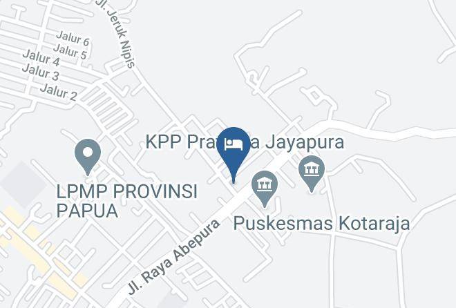 Kota Jayapura - Cyclop Hotel Maps