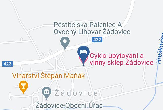 Hodonin - Cyklo Ubytovani A Vinny Sklep Zadovice Maps