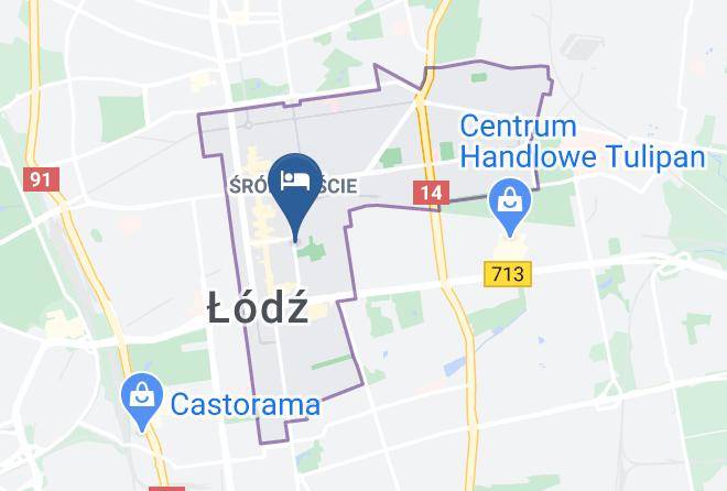 Lodz - Cynamon Hostel Maps