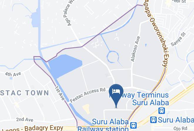Ajeromi Ifelodun - Cynergy Suites Festac Town Maps
