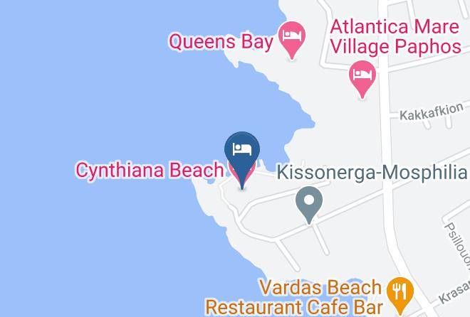 Cyprus - Cynthiana Beach Hotel Maps