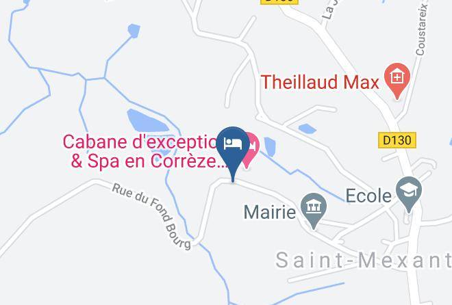 Correze - Cabane Spa Cypres Si Haut Maps