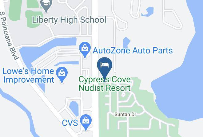 Osceola - Cypress Cove Nudist Resort Maps