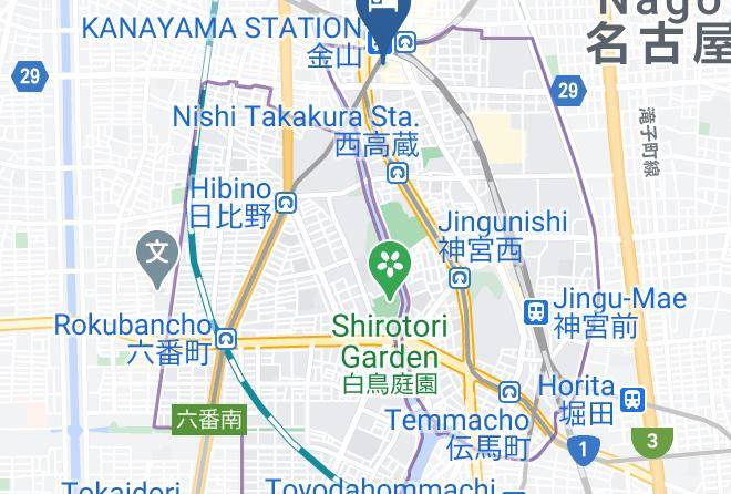Cypress Garden Hotel Map - Aichi Pref - Nagoya City Atsuta Ward