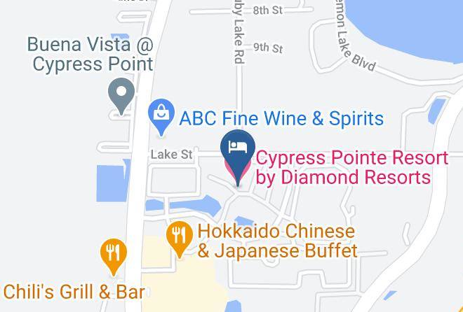 Orange - Cypress Pointe Resort By Diamond Resorts Maps
