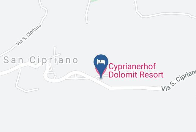 Bolzano - Cyprianerhof Dolomit Resort Maps