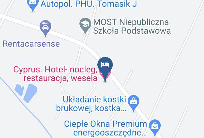 Grodziski - Cyprus Hotel Nocleg Restauracja Wesela Maps